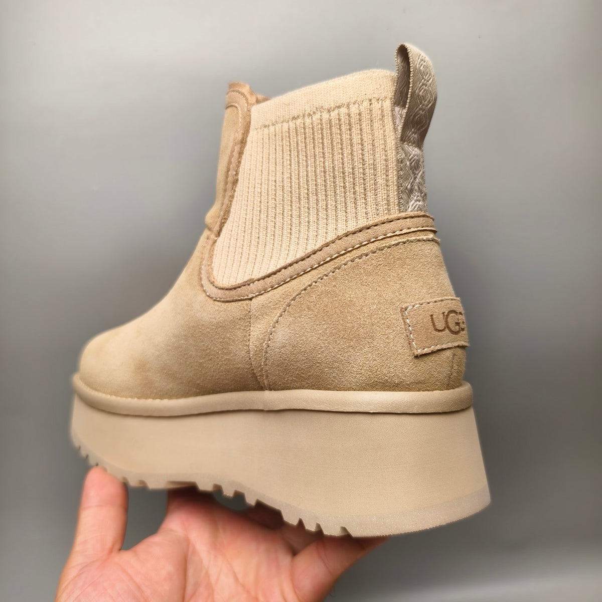Sand 5cm Chunky Platform Fashion Sneakers — New Arrival | In Stock