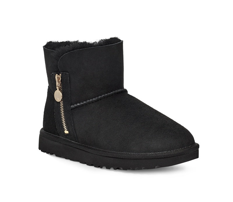 Black Side Zip Ankle Boots — New Arrival | In Stock