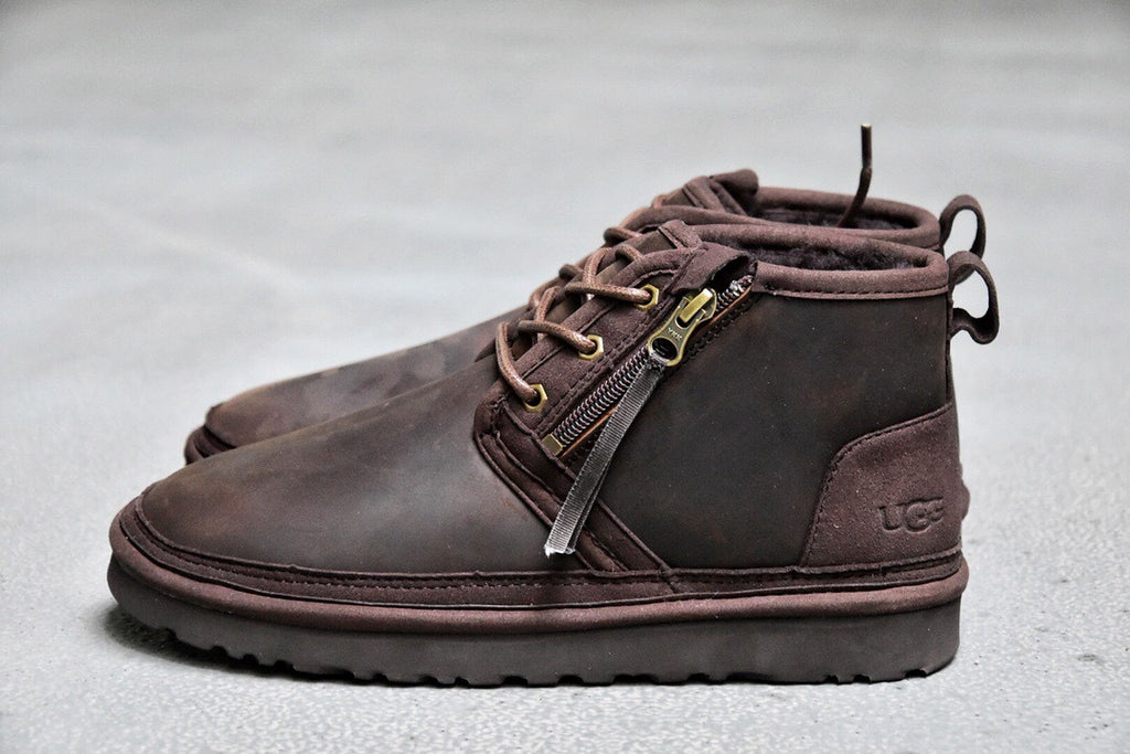 Men’s Crazy Horse Leather Zip Boots — New Arrival | In Stock