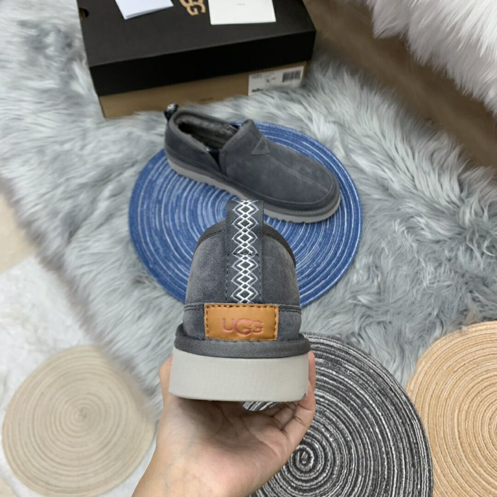 Grey Men’s Slip-On Low-Top Sneakers — New Arrival | In Stock