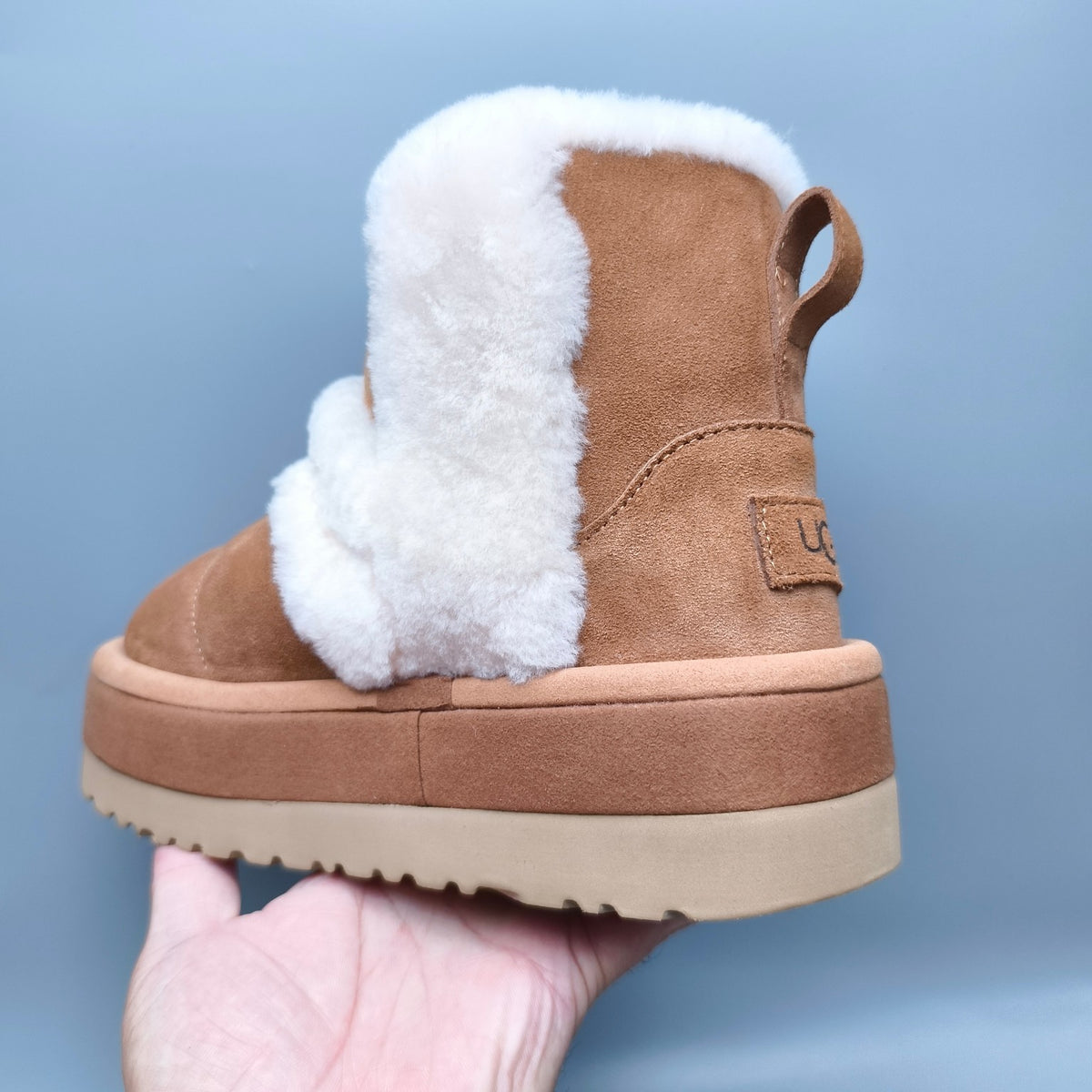 Chestnut Caterpillar Platform Mid-Top Casual Shoes — New Arrival | In Stock