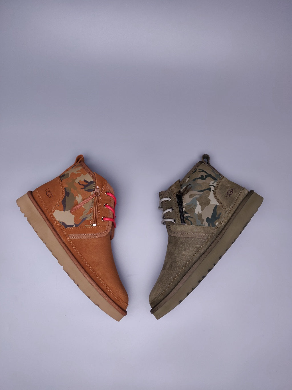 Army Green Camo Color-Block Men’s Sneakers — New Arrival | In Stock