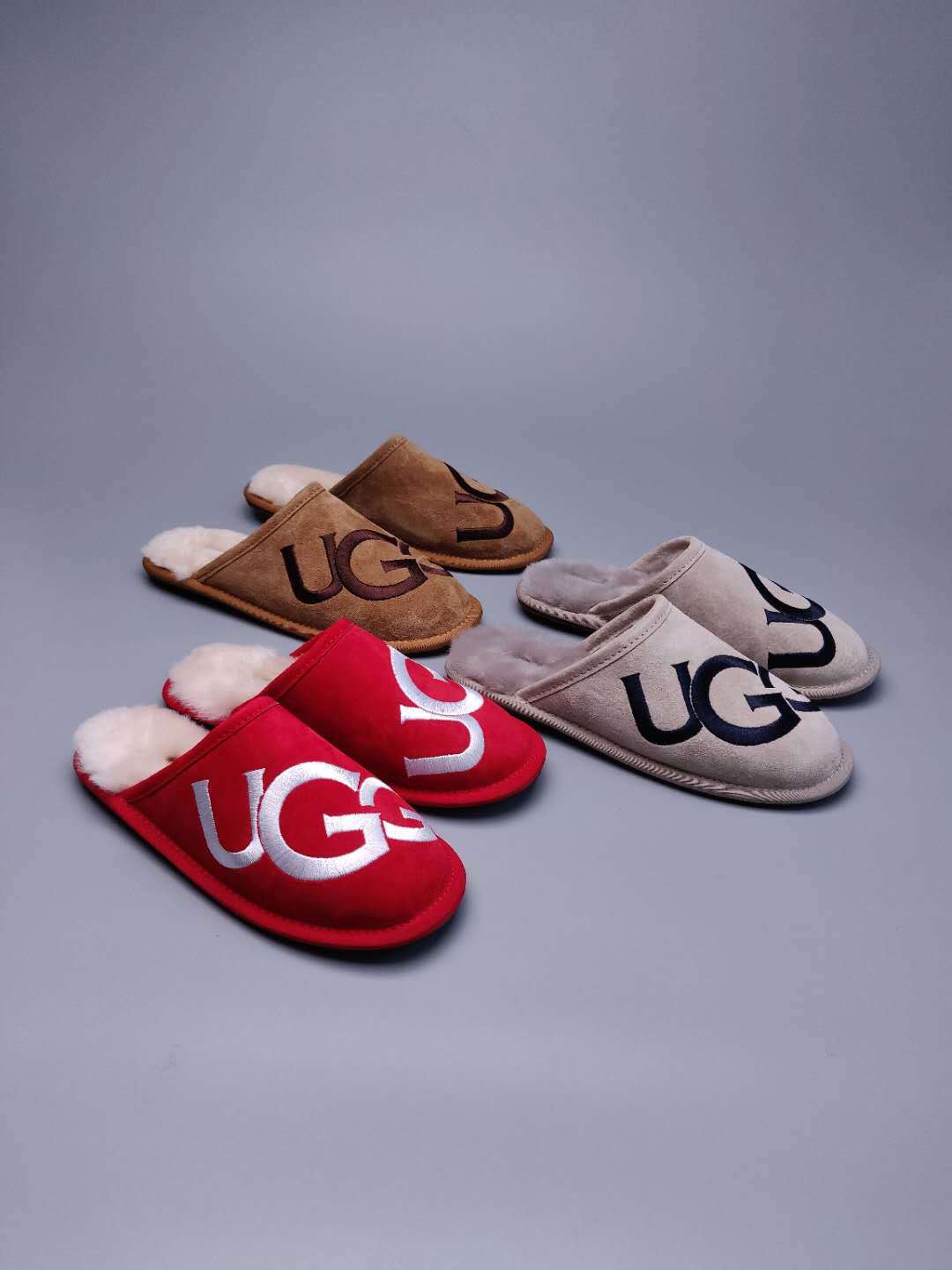 Chestnut G-Logo Indoor Slippers — New Arrival | In Stock