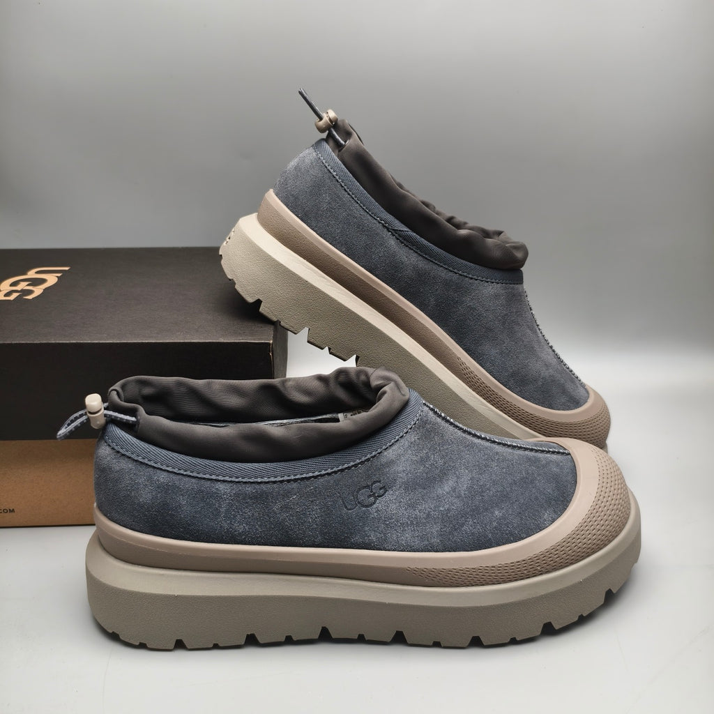 Dark Grey Slip-On Trendy Casual Sneakers — New Arrival | In Stock