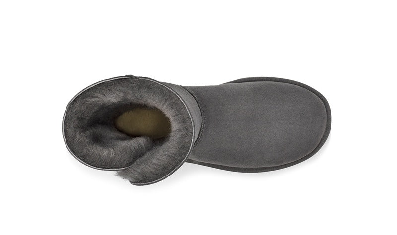 Grey Side Zip Mid-Calf Boots — New Arrival | In Stock