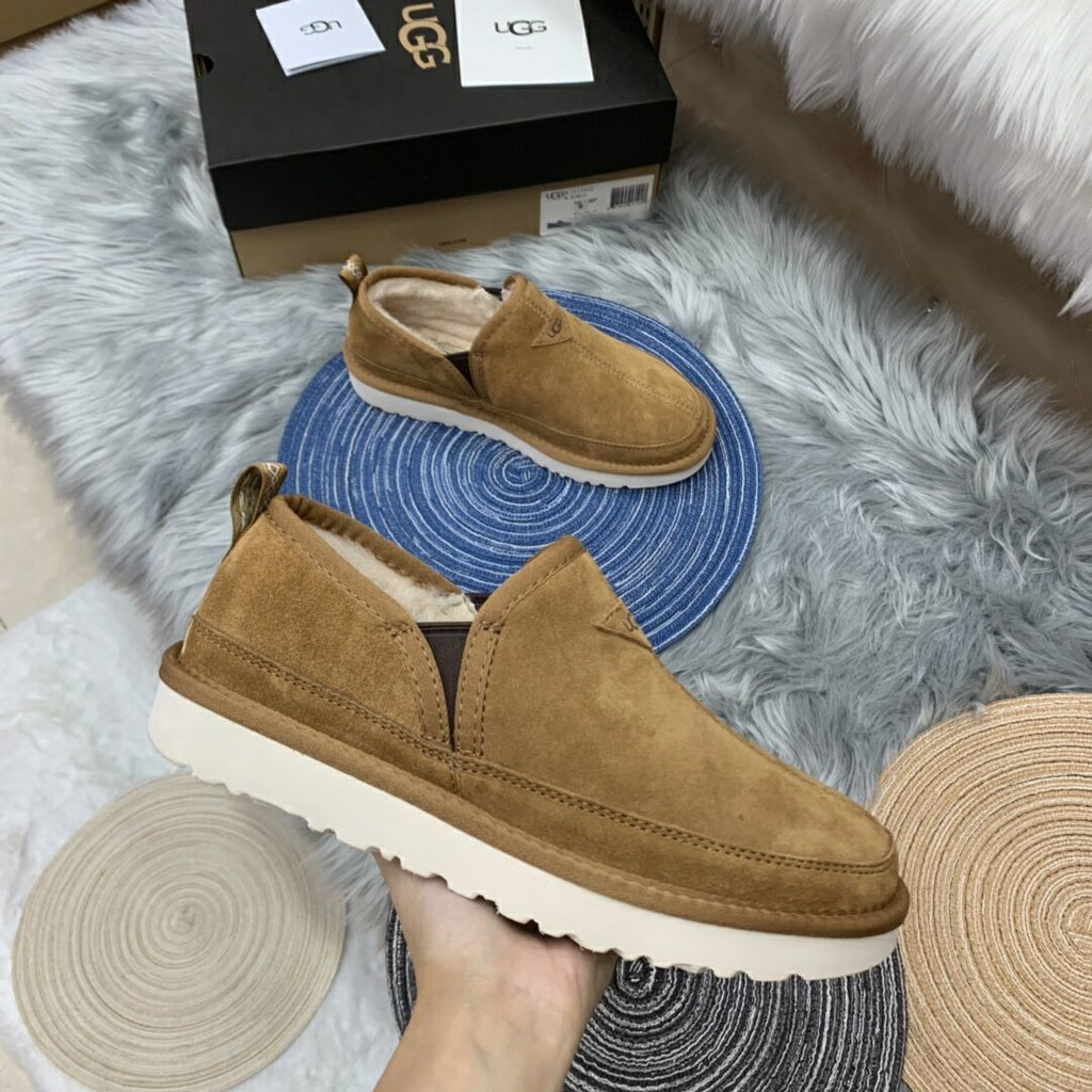 Chestnut Men’s Slip-On Low-Top Sneakers — New Arrival | In Stock