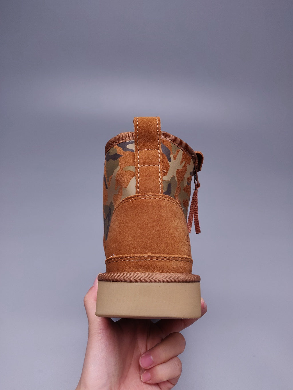 Chestnut Camo Color-Block Men’s Sneakers — New Arrival | In Stock
