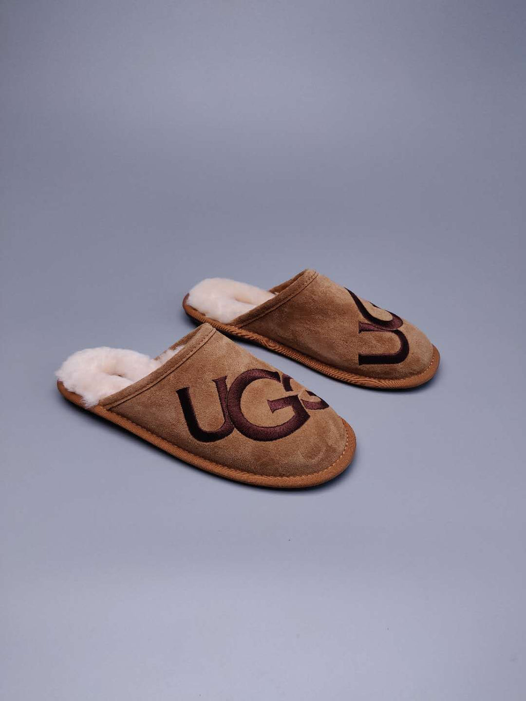 Chestnut G-Logo Indoor Slippers — New Arrival | In Stock