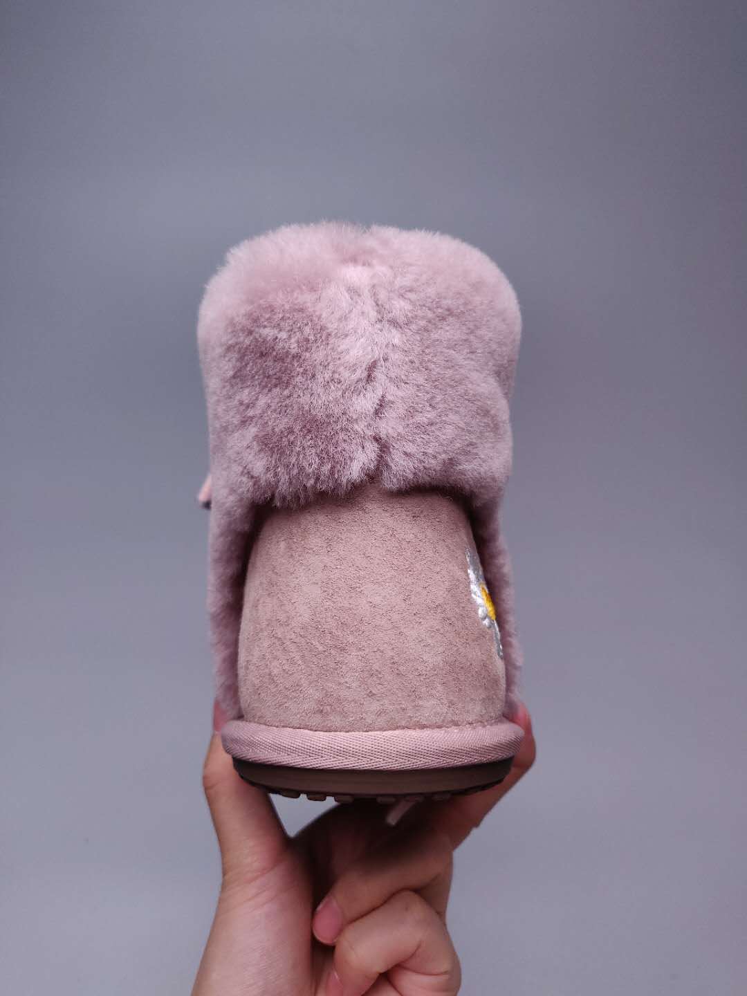 Daisy Chain Ribbon Snow Boot — Dusty Pink | New Arrival | In Stock