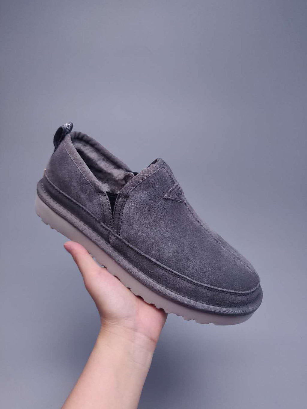Grey Men’s Slip-On Low-Top Sneakers — New Arrival | In Stock