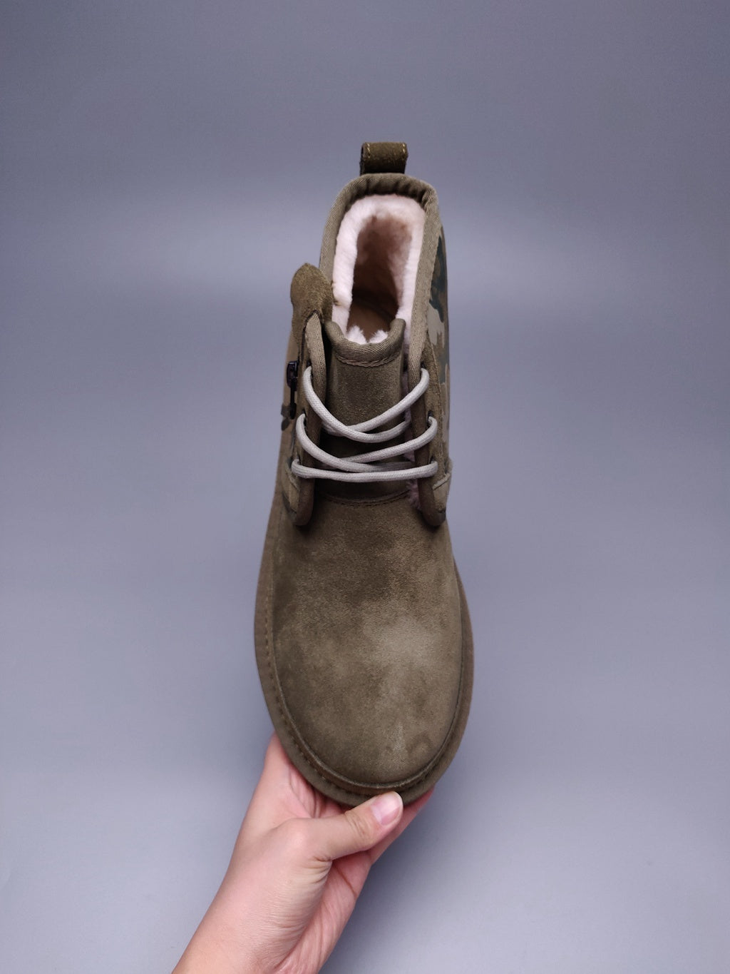 Army Green Camo Color-Block Men’s Sneakers — New Arrival | In Stock