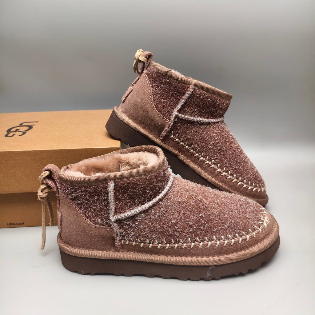 Brown Suede Back Strap Ankle Boots — New Arrival | In Stock
