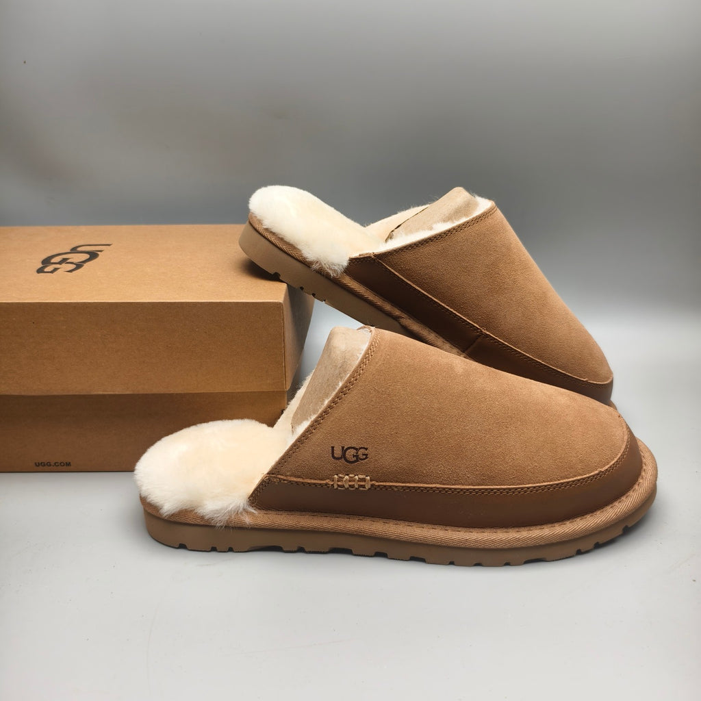 Chestnut Ultra-Lightweight Fluffy Men’s Slippers — New Arrival | In Stock