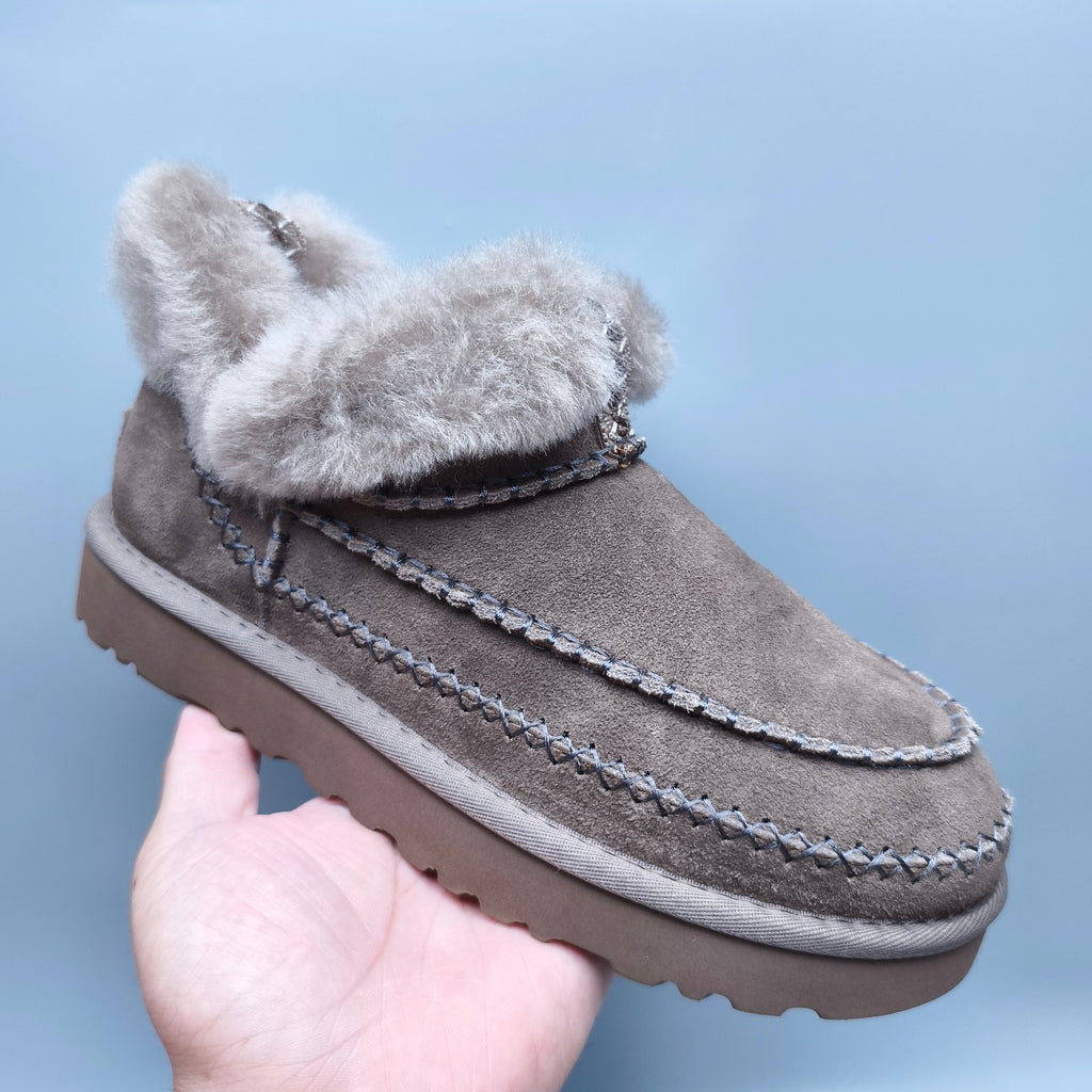 Antelope Brown Suede Woven Streetwear Shoes — New Arrival | In Stock