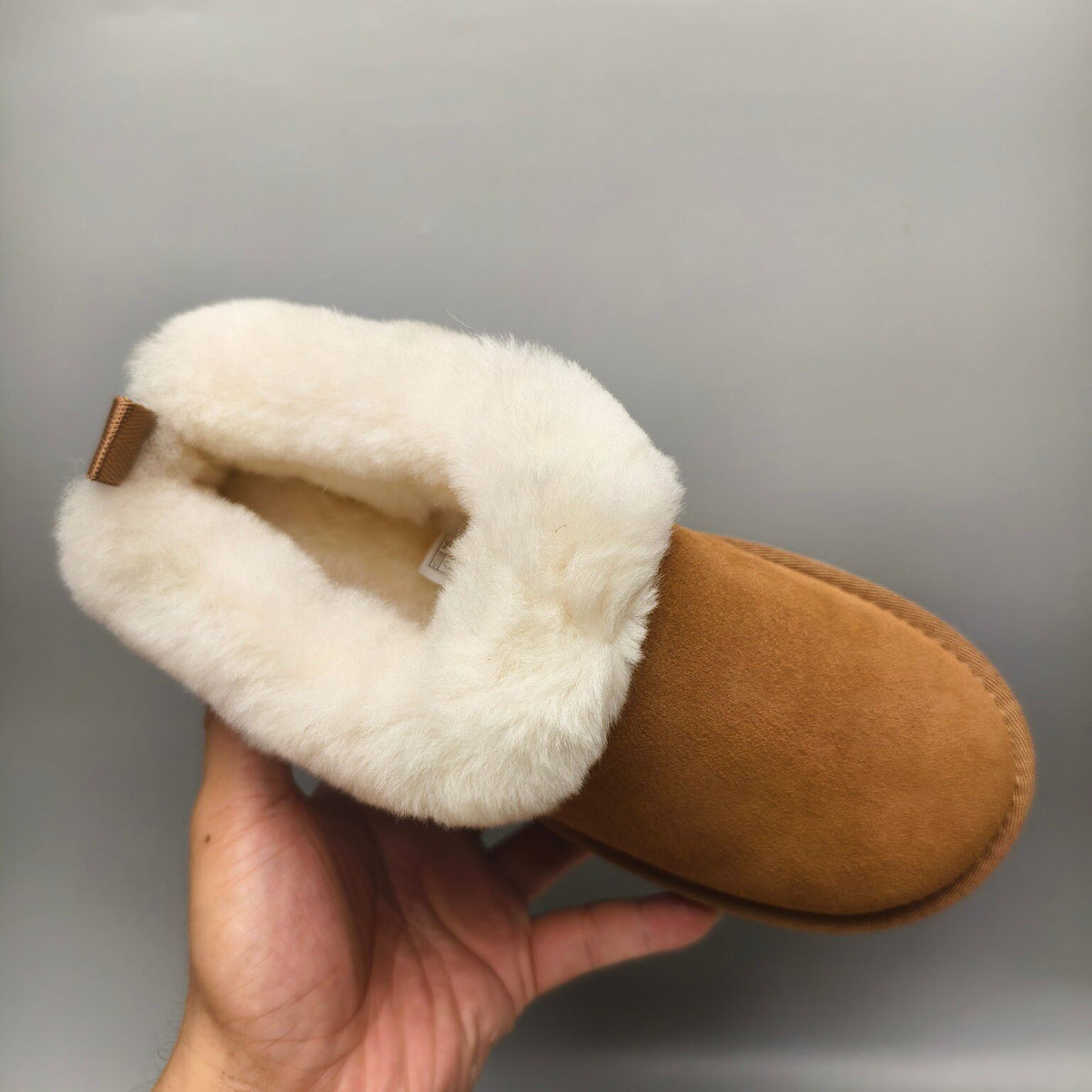 Chestnut Chunky Sole Suede Slip-On Loafers — New Arrival | In Stock
