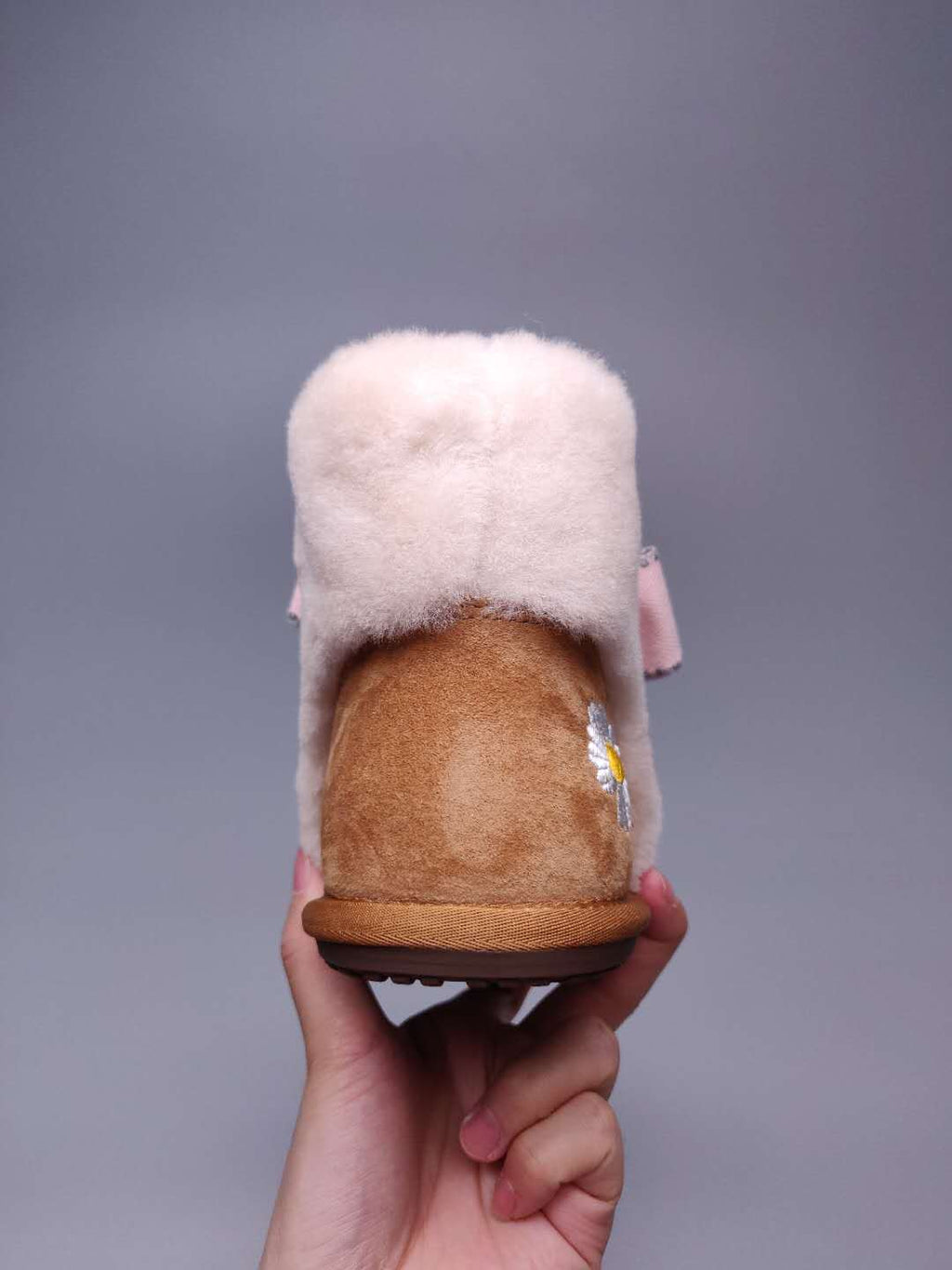 Daisy Chain Ribbon Snow Boot — Chestnut | New Arrival | In Stock