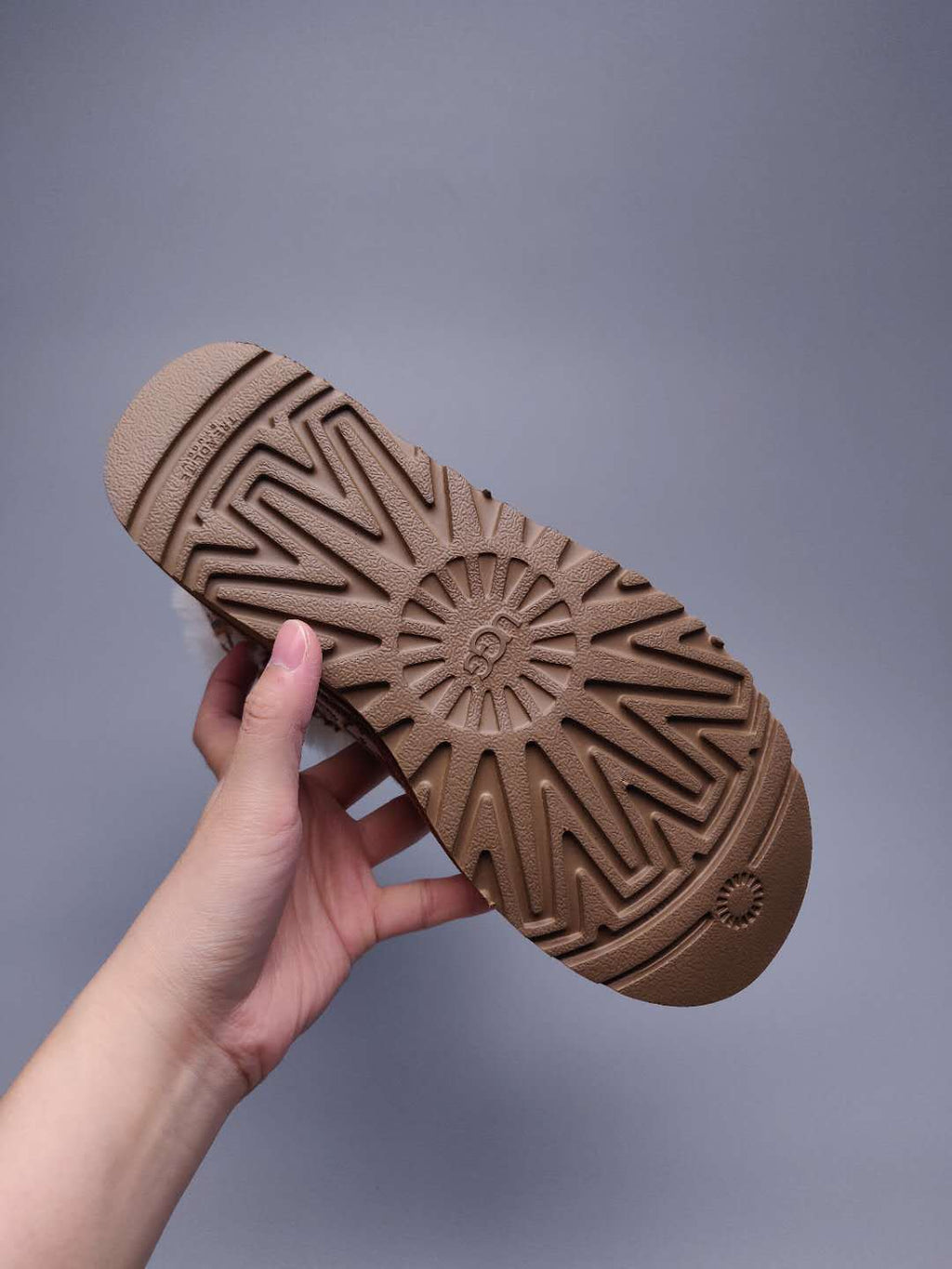 Dior-Inspired Textured Snow Boot — Chestnut | New Arrival | In Stock