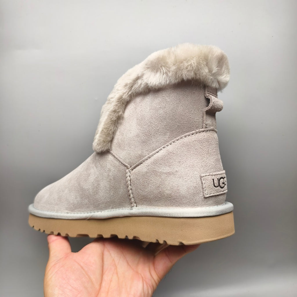 Grey Mid-Top Lace-Up Casual Sneakers — New Arrival | In Stock