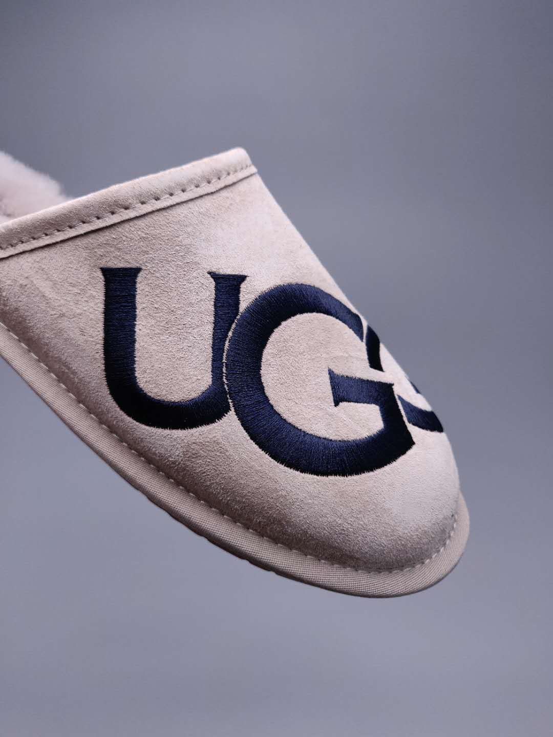Grey G-Logo Indoor Slippers — New Arrival | In Stock