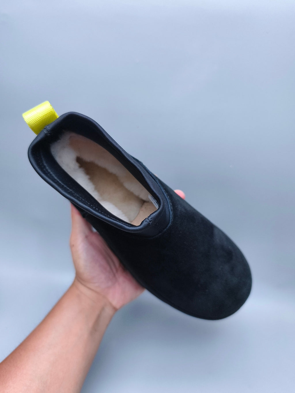 Black Platform Elastic Low-Top Casual Shoes — New Arrival | In Stock