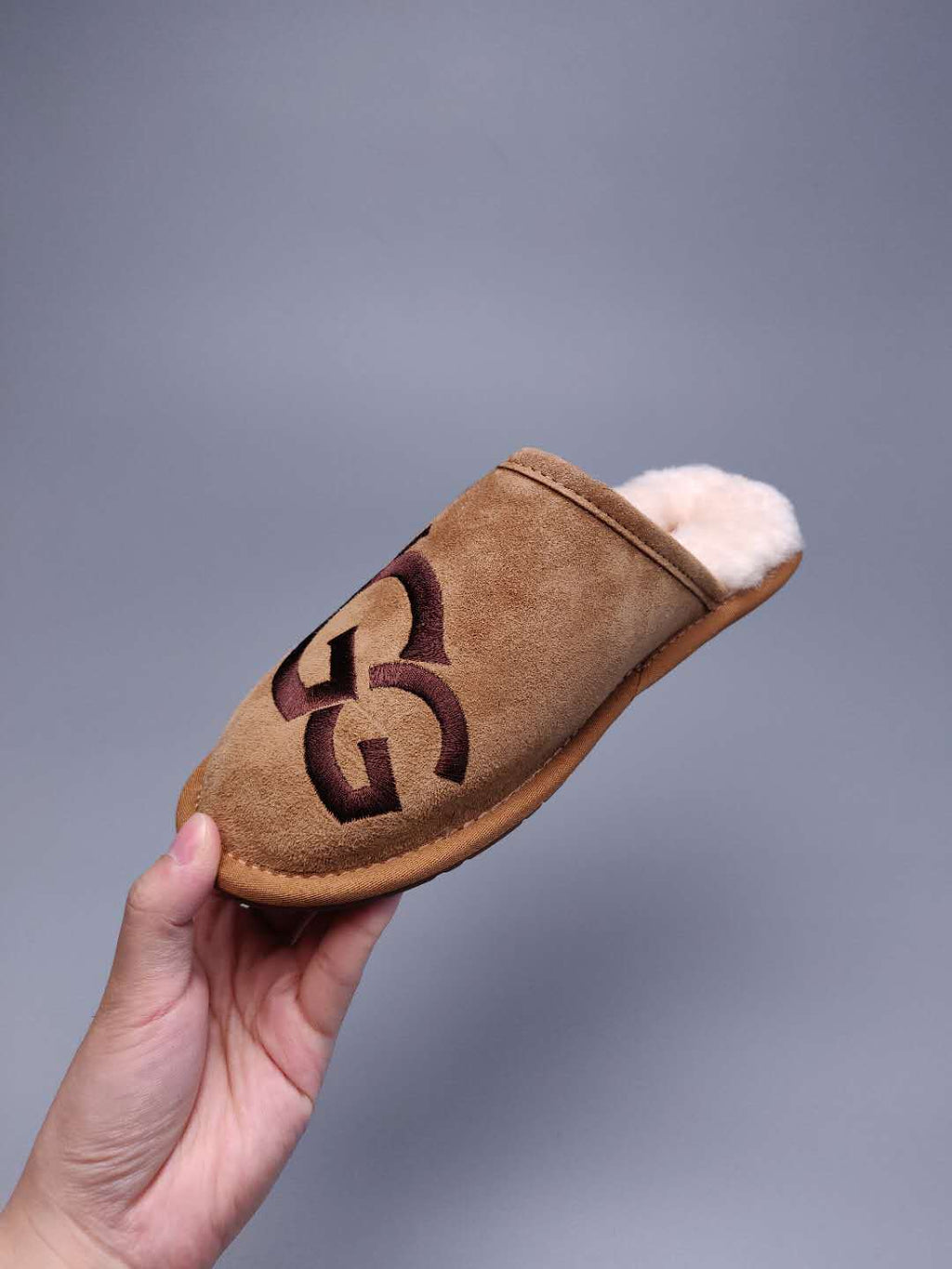 Chestnut G-Logo Indoor Slippers — New Arrival | In Stock
