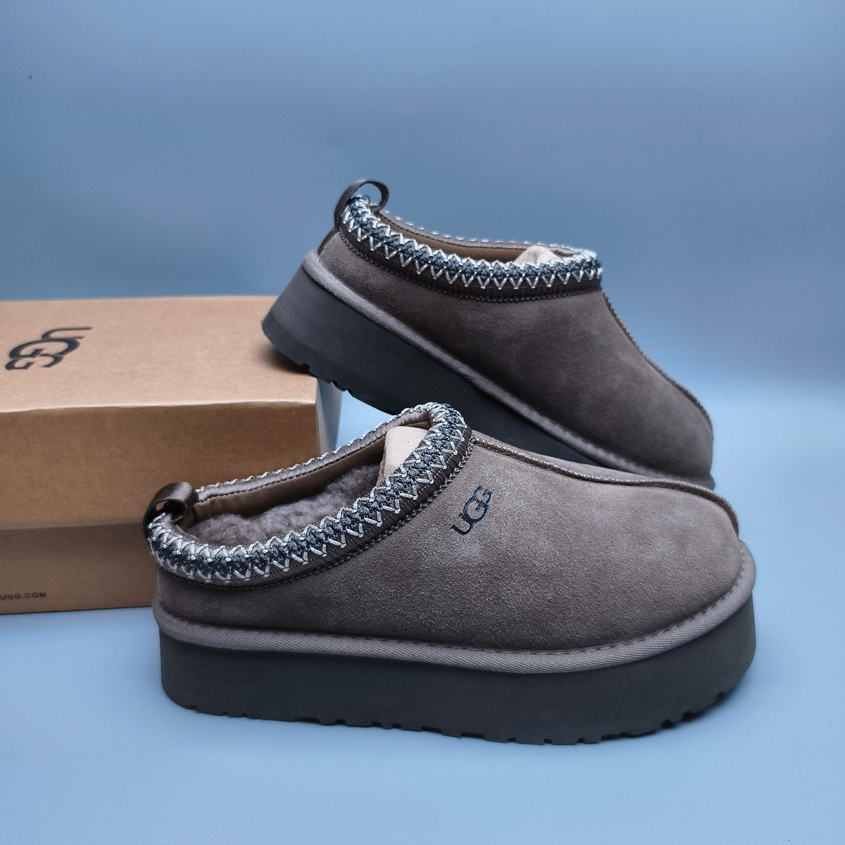 Walnut Ethnic Style Chunky Sole Casual Sneakers — New Arrival | In Stock