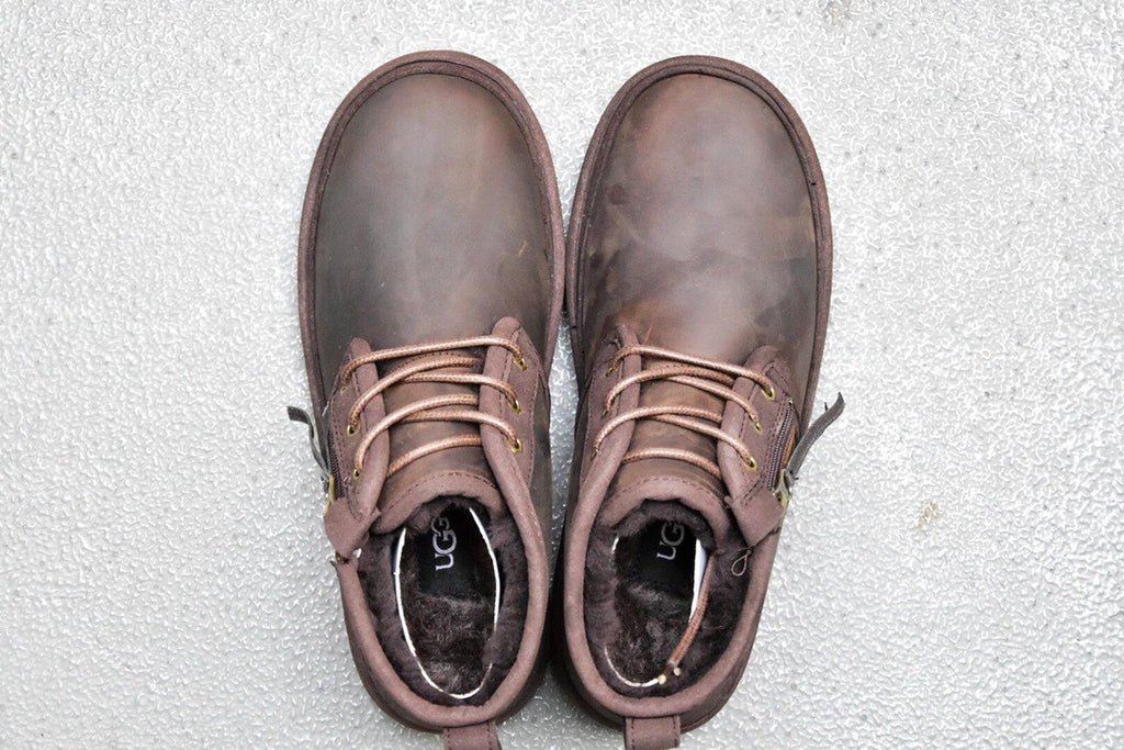 Men’s Crazy Horse Leather Zip Boots — New Arrival | In Stock
