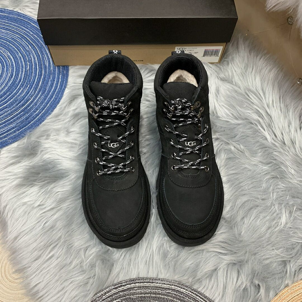 Black Men’s Casual Lace-Up Sneakers — New Arrival | In Stock