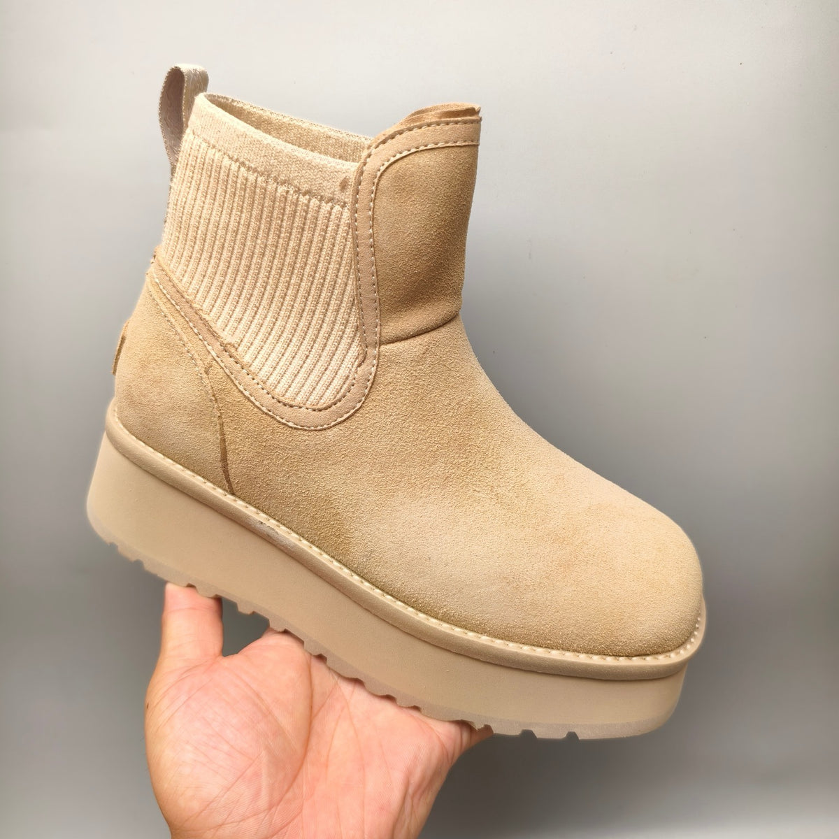 Sand 5cm Chunky Platform Fashion Sneakers — New Arrival | In Stock