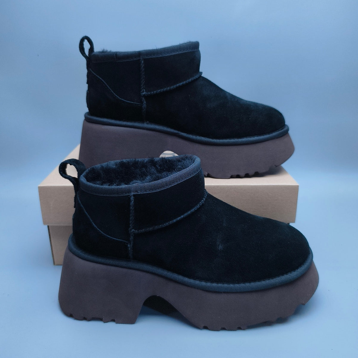 Black Platform High-Heel Fashion Shoes — New Arrival | In Stock