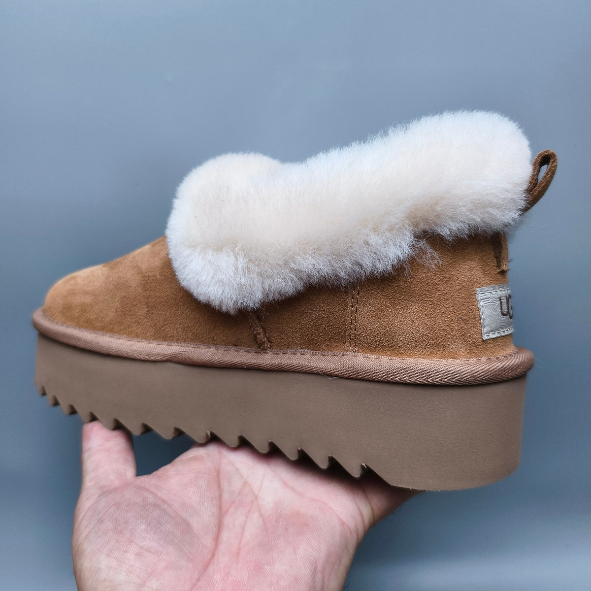 Chestnut Platform Casual Shoes — New Arrival | In Stock