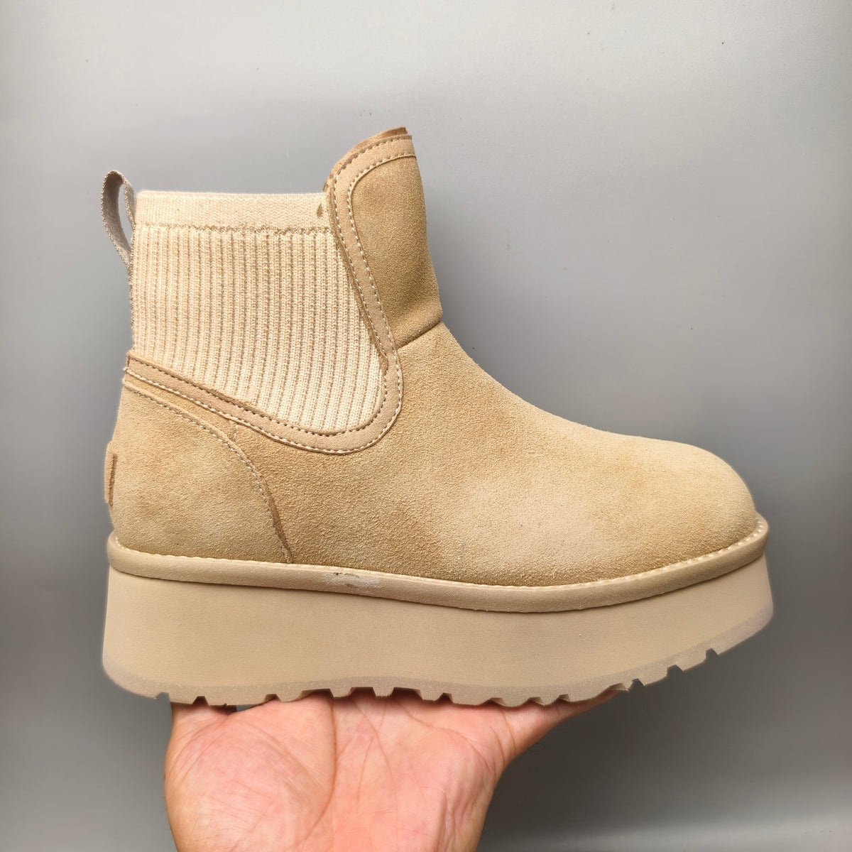 Sand 5cm Chunky Platform Fashion Sneakers — New Arrival | In Stock