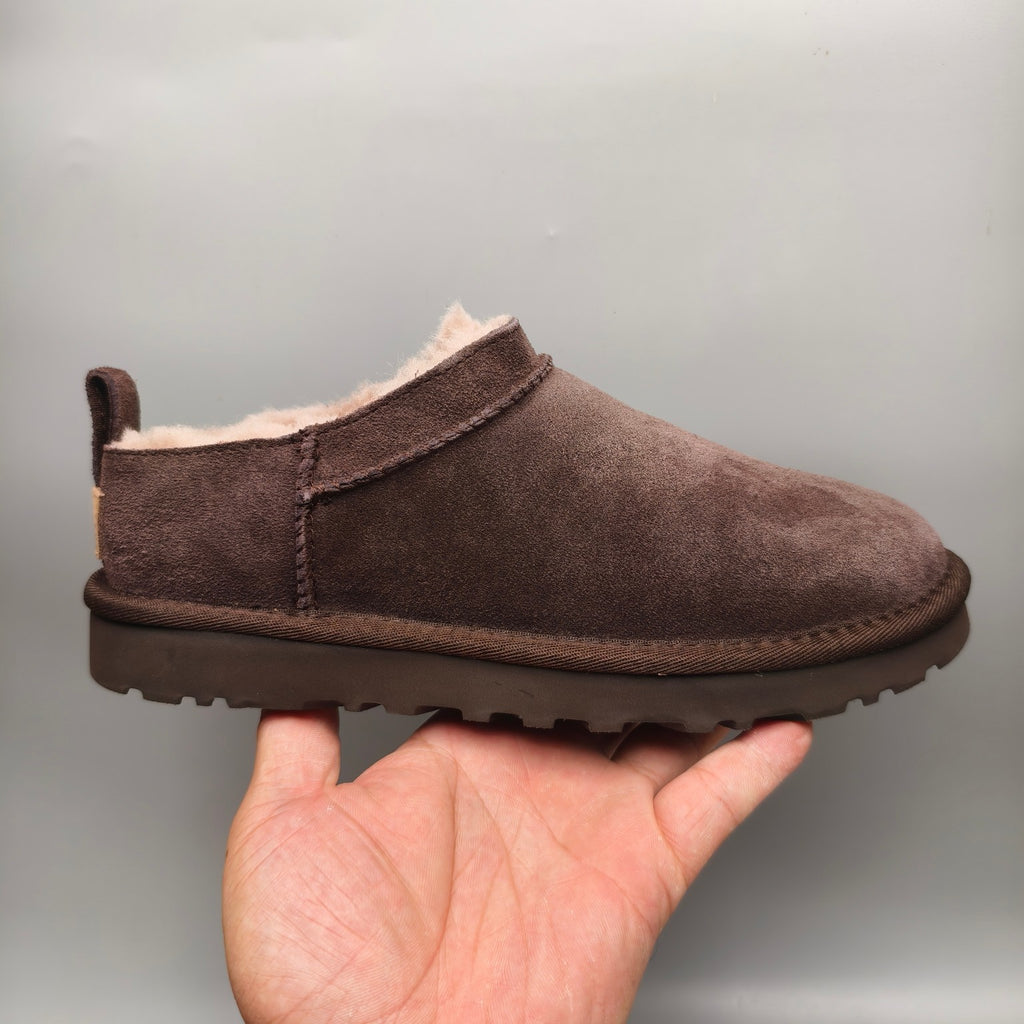 Chocolate Women’s Classic Slip-On Shoes — New Arrival | In Stock