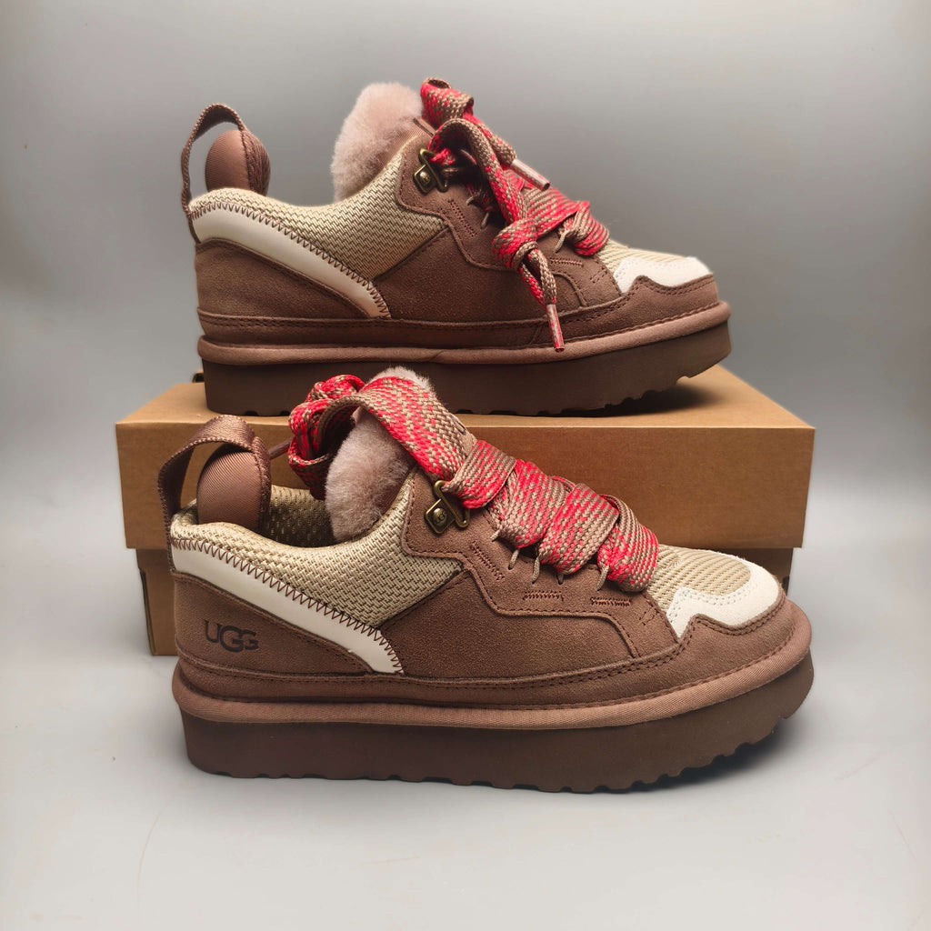 Antelope Brown Mesh Couples Athletic Casual Sneakers — New Arrival | In Stock