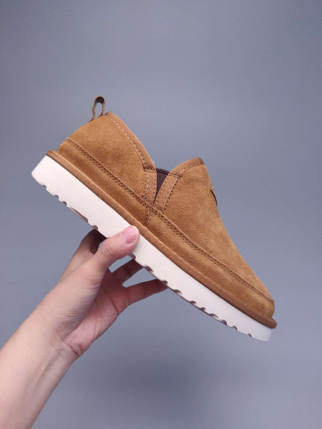 Chestnut Men’s Slip-On Low-Top Sneakers — New Arrival | In Stock