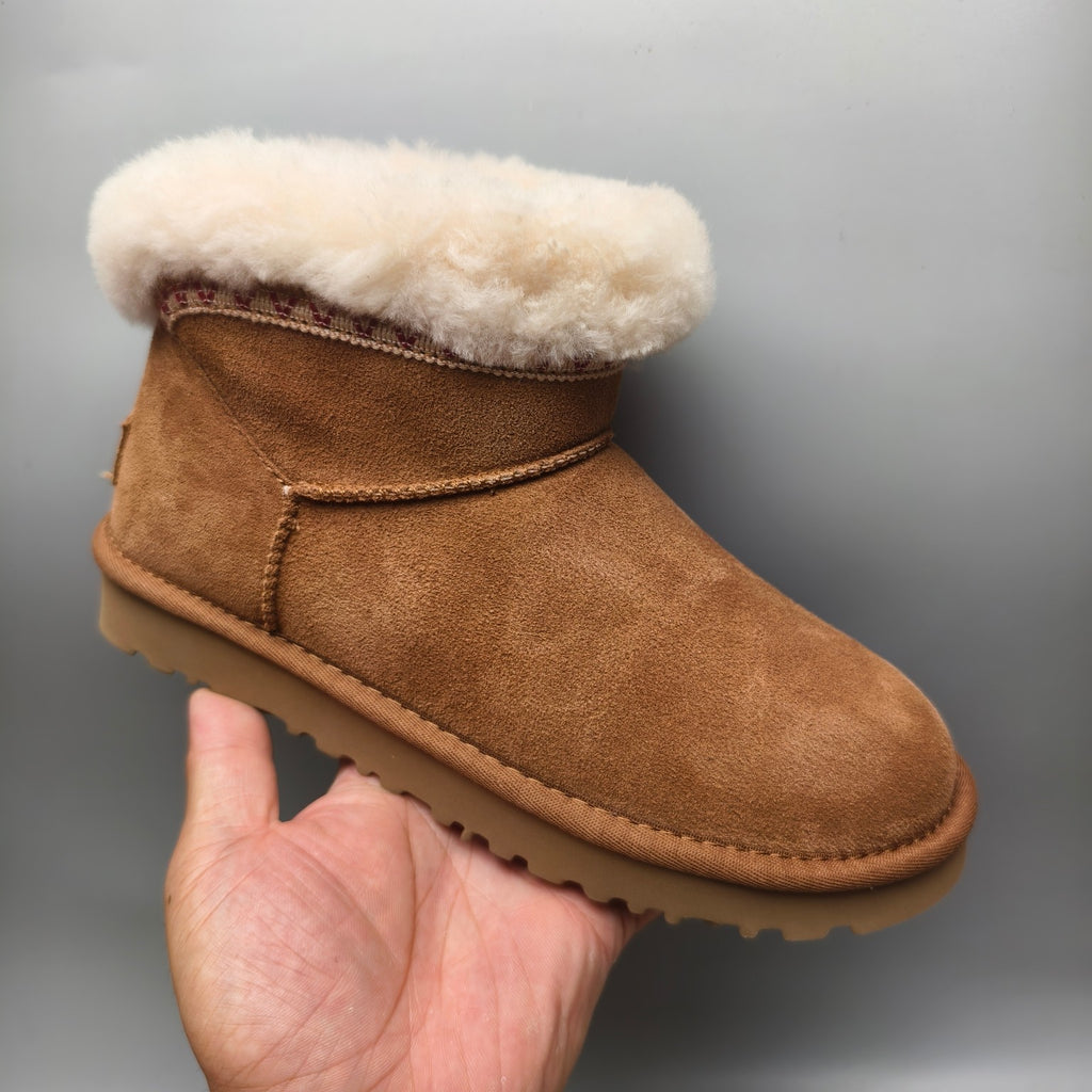 Chestnut Ethnic Style Low-Top Casual Sneakers — New Arrival | In Stock