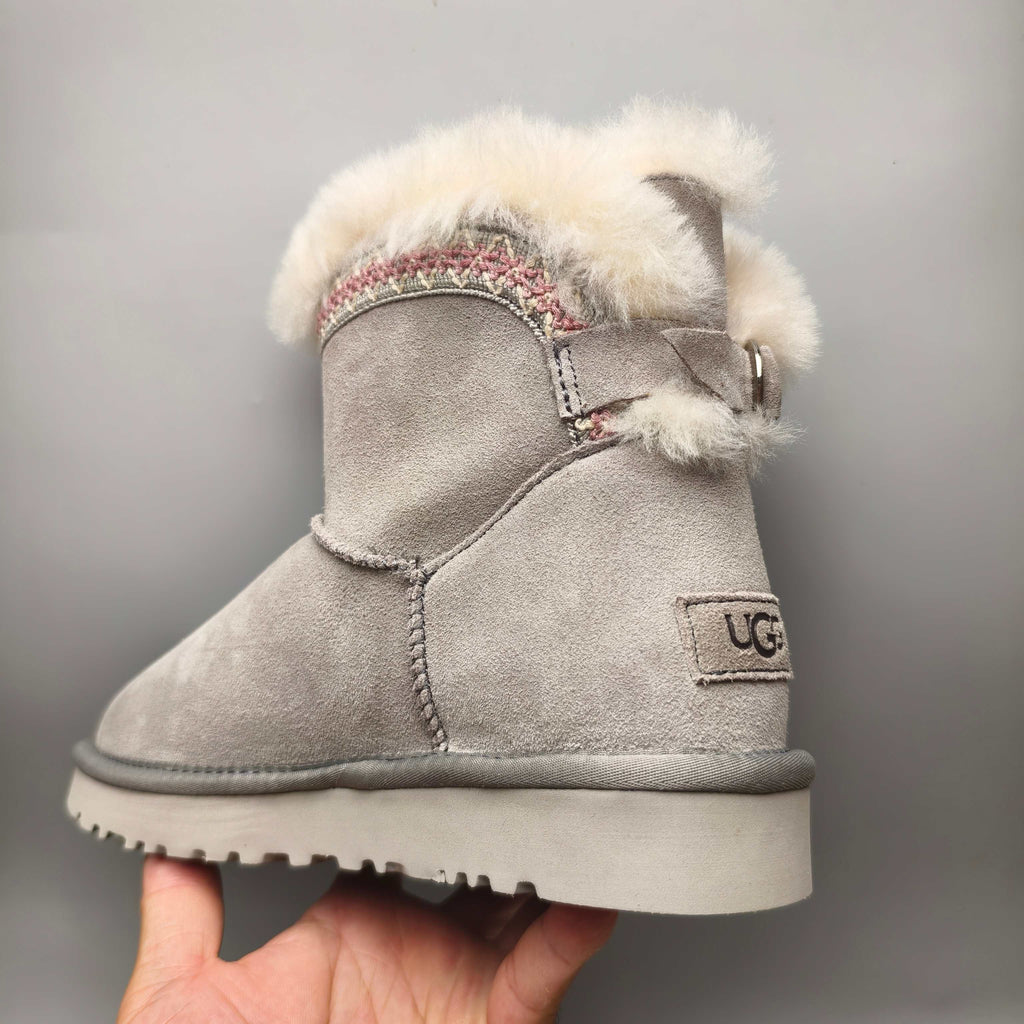 Grey Ethnic Style Back-Strap Casual Shoes — New Arrival | In Stock