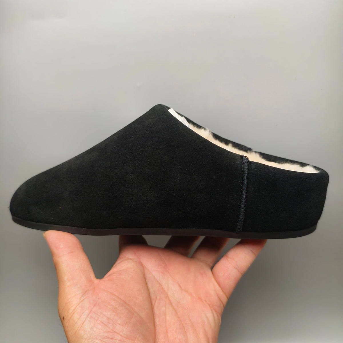 Black Slip-On Casual Home Shoes — New Arrival | In Stock