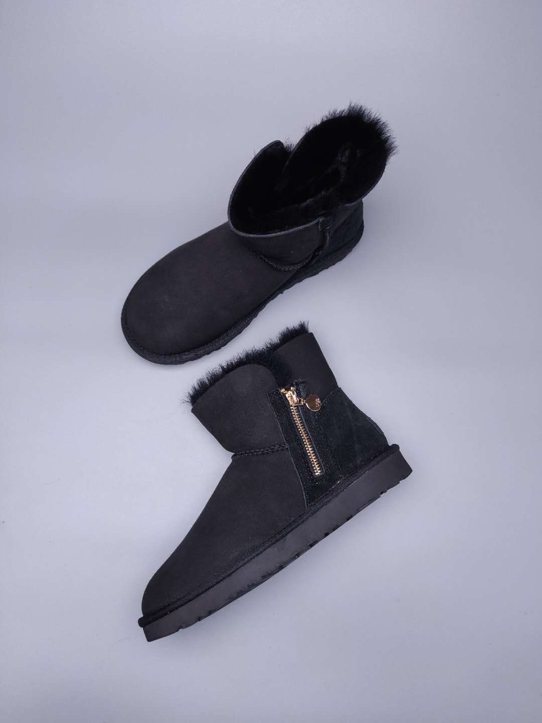 Black Side Zip Ankle Boots — New Arrival | In Stock