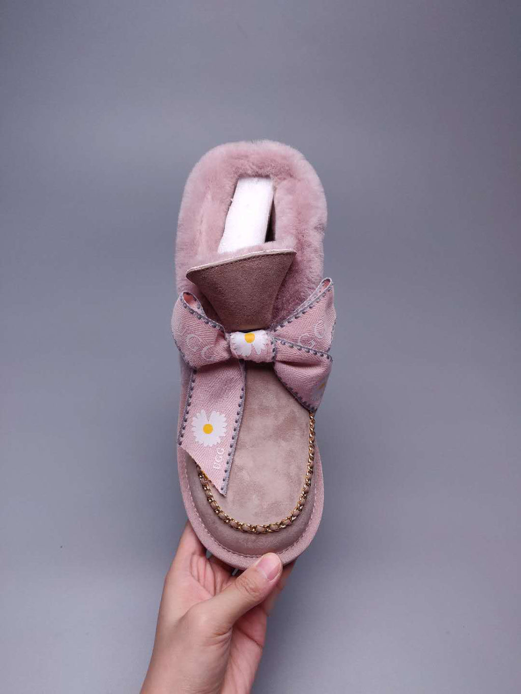 Daisy Chain Ribbon Snow Boot — Dusty Pink | New Arrival | In Stock