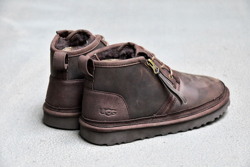 Men’s Crazy Horse Leather Zip Boots — New Arrival | In Stock