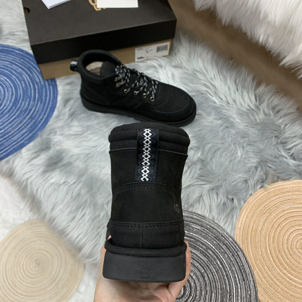 Black Men’s Casual Lace-Up Sneakers — New Arrival | In Stock