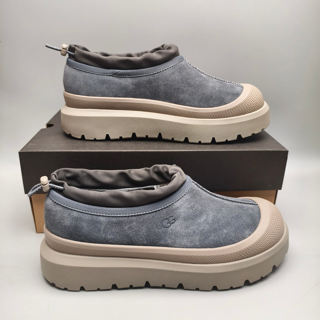 Dark Grey Slip-On Trendy Casual Sneakers — New Arrival | In Stock