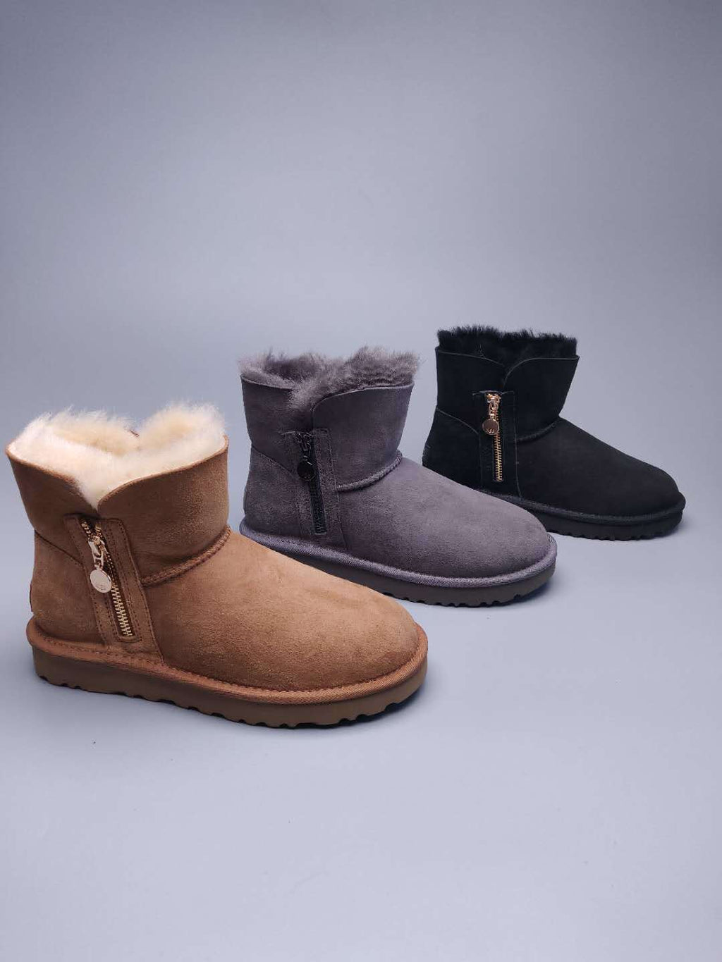 Black Side Zip Ankle Boots — New Arrival | In Stock