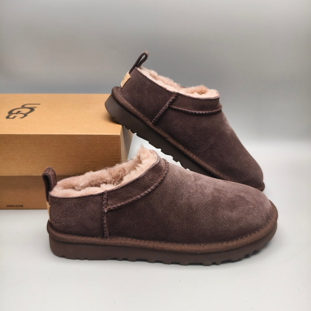 Chocolate Women’s Classic Slip-On Shoes — New Arrival | In Stock