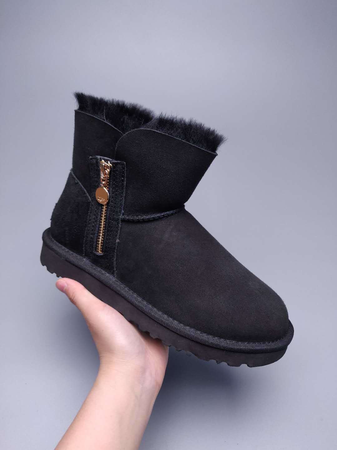 Black Side Zip Ankle Boots — New Arrival | In Stock