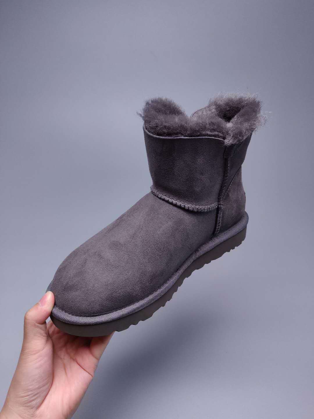 Grey Side Zip Ankle Boots — New Arrival | In Stock